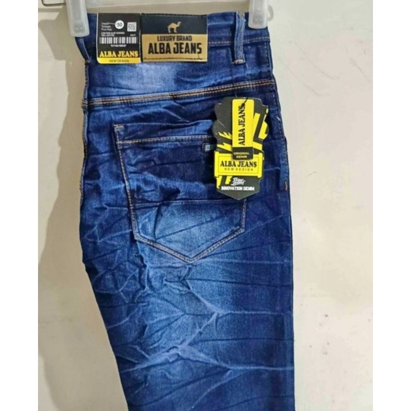 CELANA JEANS PECAH KACA SLIMFIT MELAR