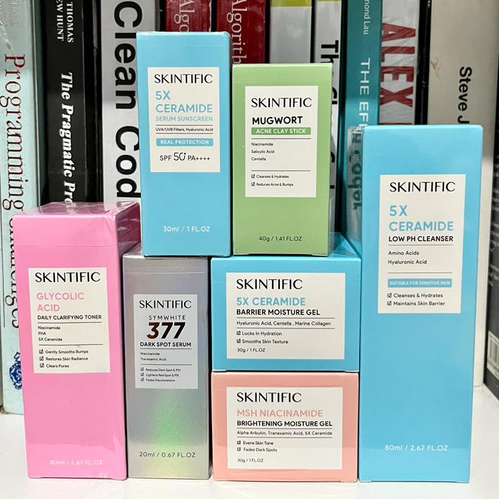 [NEW] SKINTIFIC 5x Ceramide Niacinamide Low pH Mugwort Volcano Symwhite 377 Glycolic Salicylic Panth