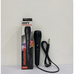 Mic Karoke Micropon mix Kabel,jack besar + PACK