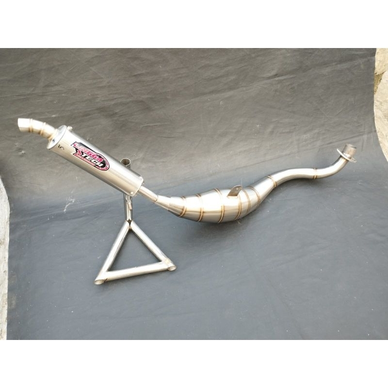 KNALPOT FIZR BM POWER SCORPIO FULL STAINLESS