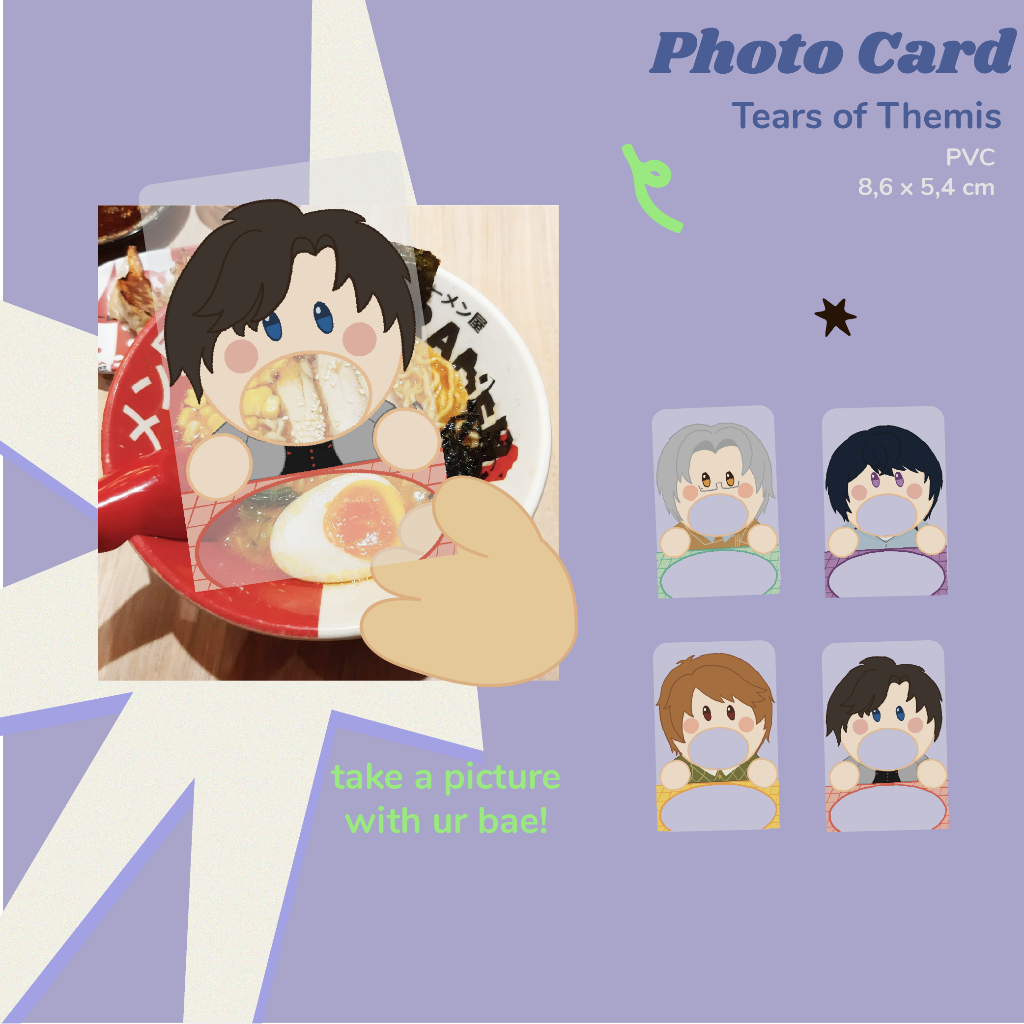 Tears of Themis PVC Photocard | Artem Marius Luke Vyn
