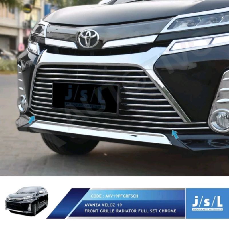 LIST GRILL AVANZA VELOZ 2019-2021 FULL