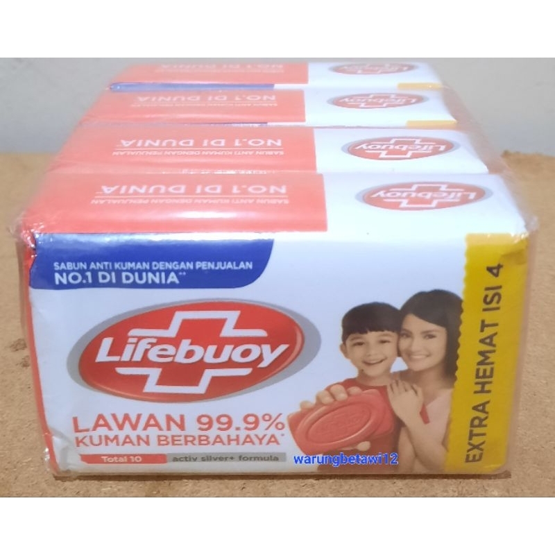 Sabun Batang Lifebuoy 110 gr isi 4 pcs