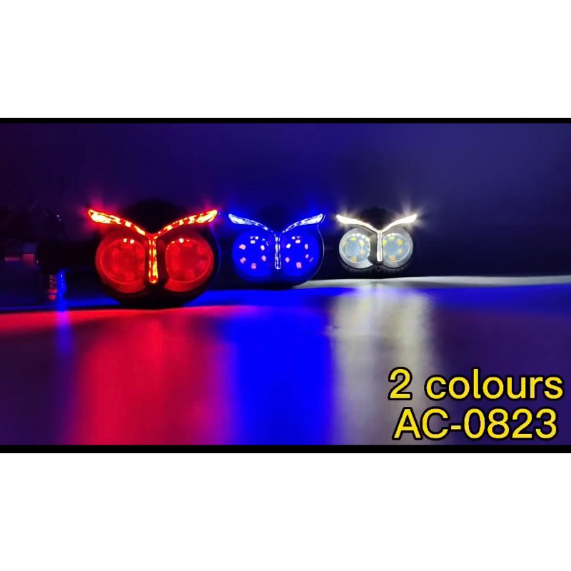 Lampu Sen Owl 2 Warna Lampu Sein Burung Hantu 2 Colors  Universal Vixion/Mx King/ Aerox/Byson/Mega P