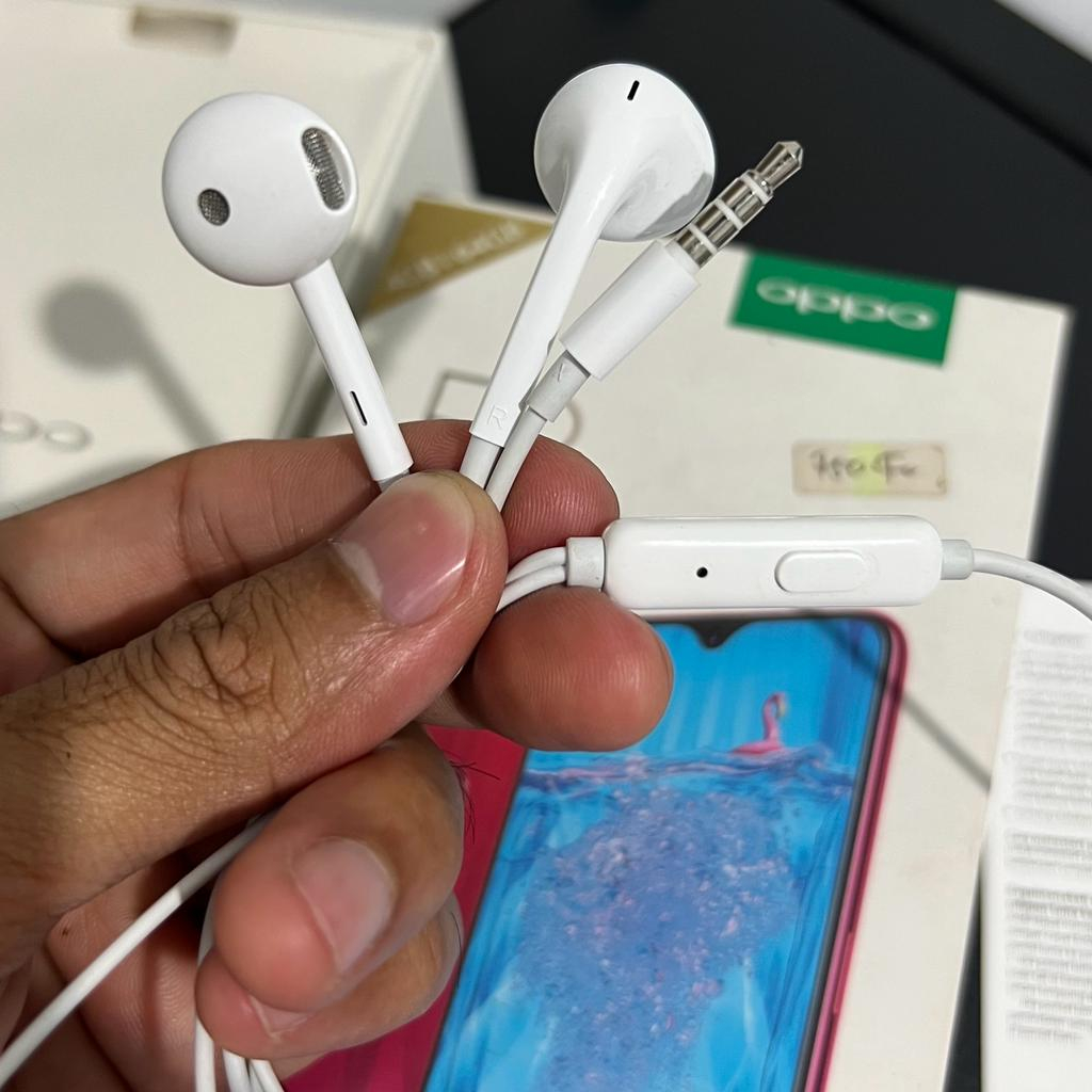 HEADSET OPPO ORIGINAL BAWAAN HP STREO GAMING SUPPORT PADA XIAOMI VIVO