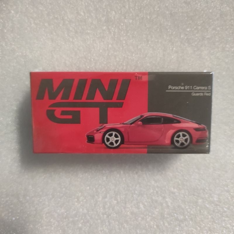 MINI GT 283 PORSCHE 911 (992) CARRERA S GUARDS RED