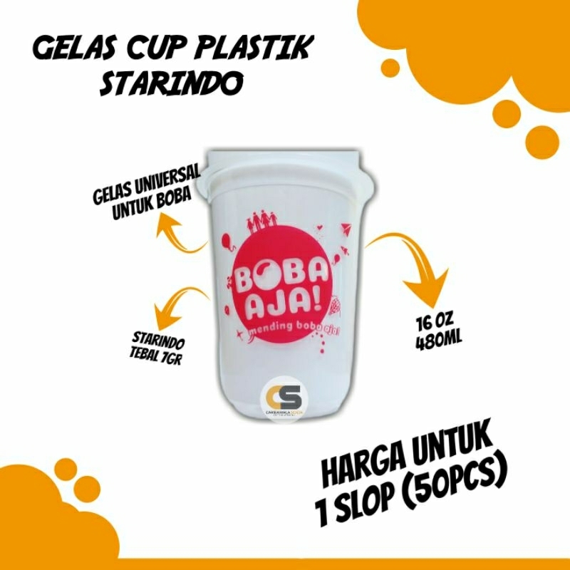 [MURAH] GELAS SABLON UNIVERSAL BOBA | GELAS CETAK BOBA | GELAS MINUMAN BOBA | GELAS CUP PLASTIK | CU