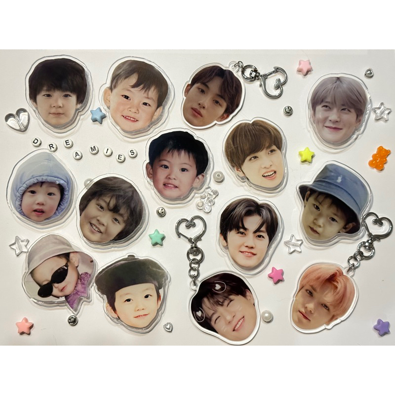 [READY STOCK] NCT POPSOCKET GRIPTOK GANTUNGAN KUNCI AKRILIK FANKIT NCT mark jeno jaemin jisung chenl