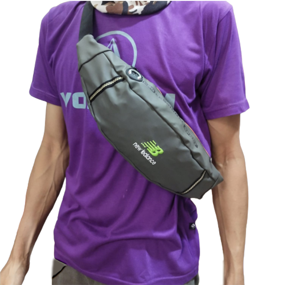 Tas Waistbag Pria NB Tas Selempang Pria Anti Air Waistbag Wanita Tas Pinggang Waterproof