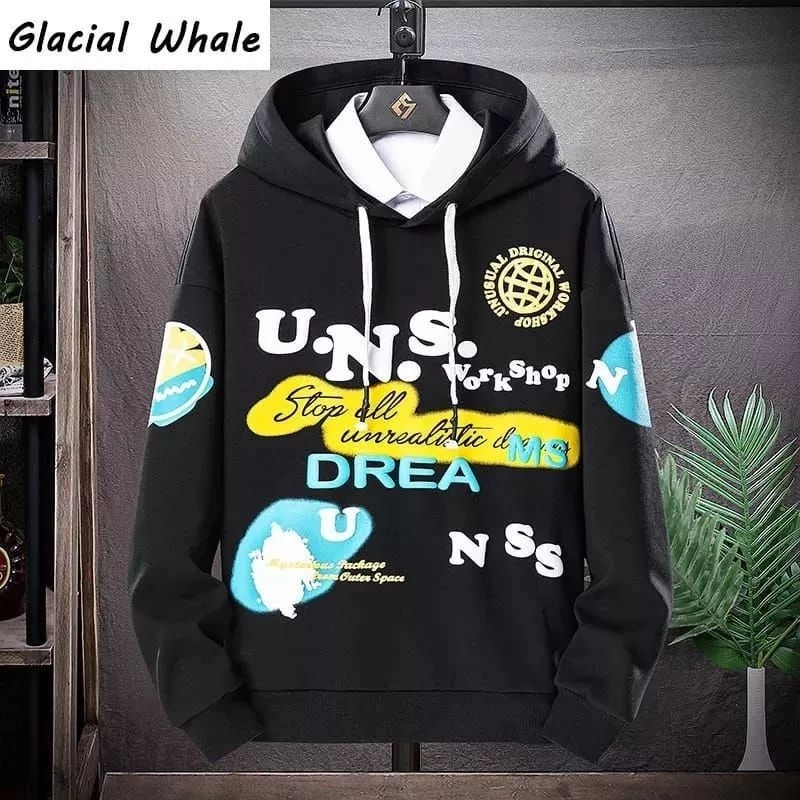 Jaket Hoodie U.N.S Grafitty Pria/Wanita Trend's