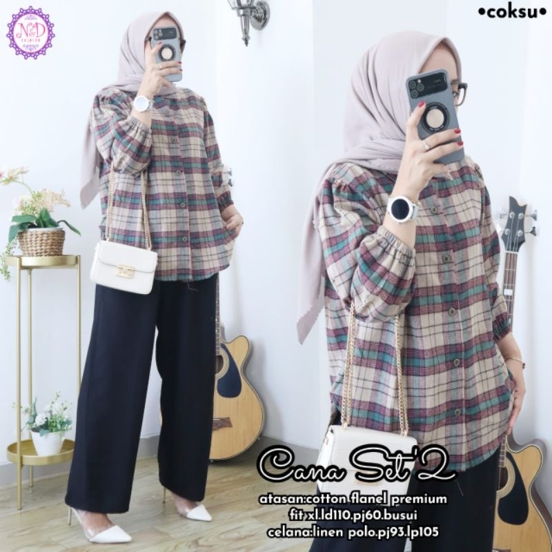 CANA SET 2 // SETELAN SANITA REMAJA // ORI BY N&D