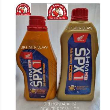 Oli spx 1 0,8liter & Oli Spx 1 1liter AHM Oil Honda asli honda ahm