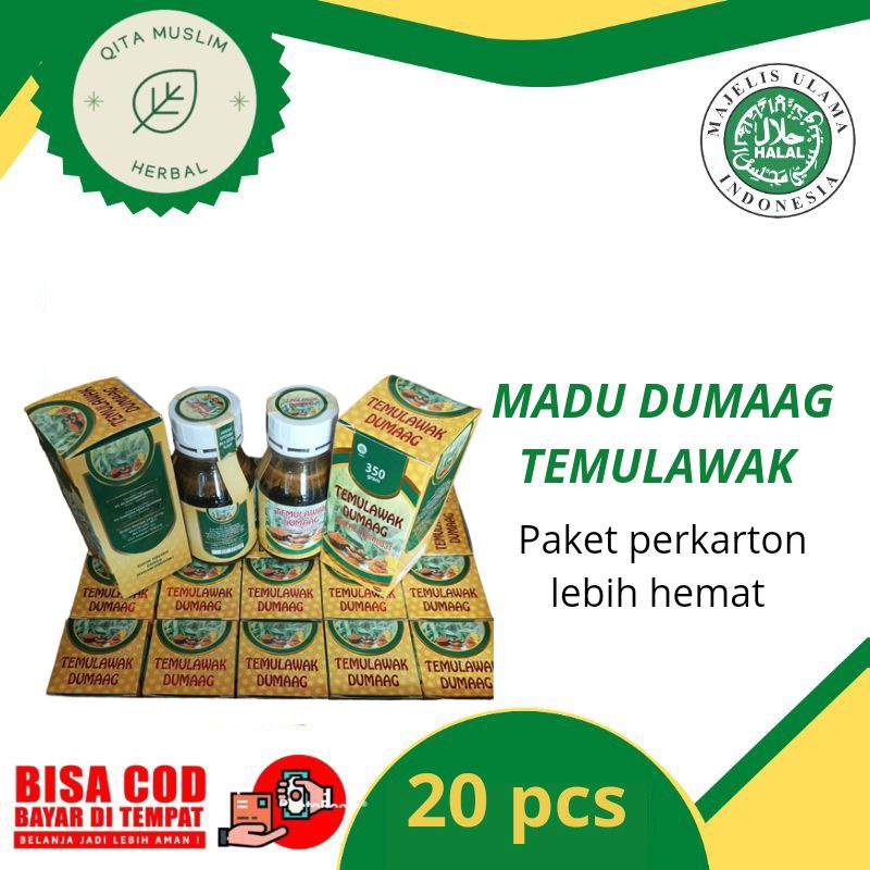 

Madu Dumaag Temulawak 350 Gram Paket Hemat isi 20 pcs