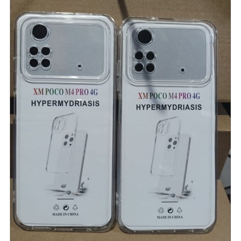 Softcase casing xiaomi/XM POCCO M4 PRO 4G transparan bening pro camera bahan ful karet