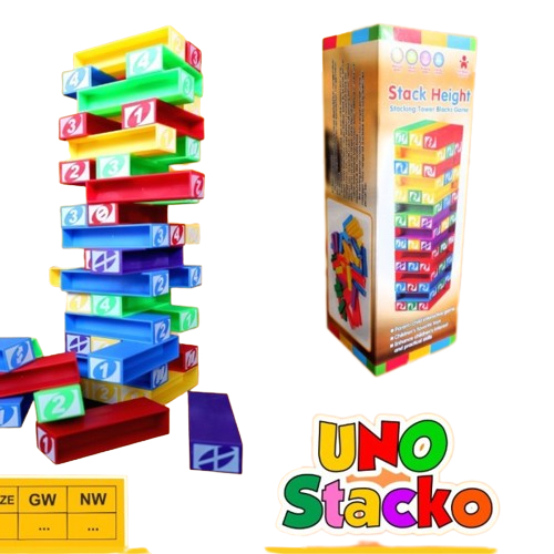 MAINAN UNO STACKO STACK HEIGHT TOWER BLOCK SUSUN - SH 229