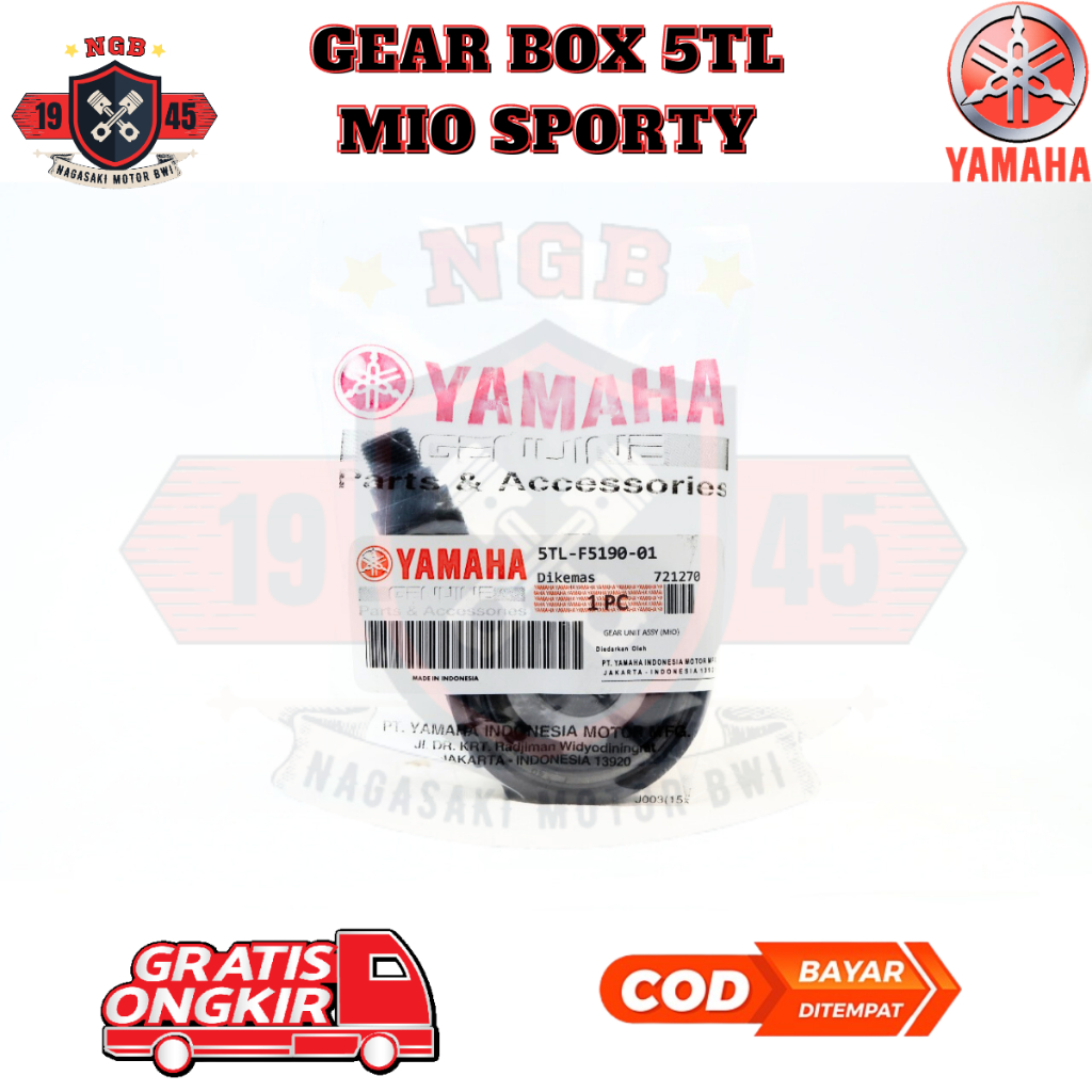 gearbox mio sporty - gearbox mio - gear box mio m3 - gear box mio smile - gear box mio 5TL-F5190-01