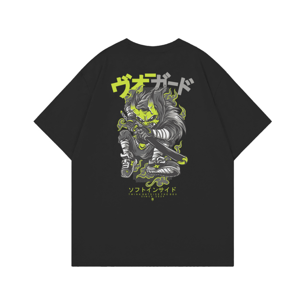 Vogard Tshirt Oversize Samurai X Black Tees