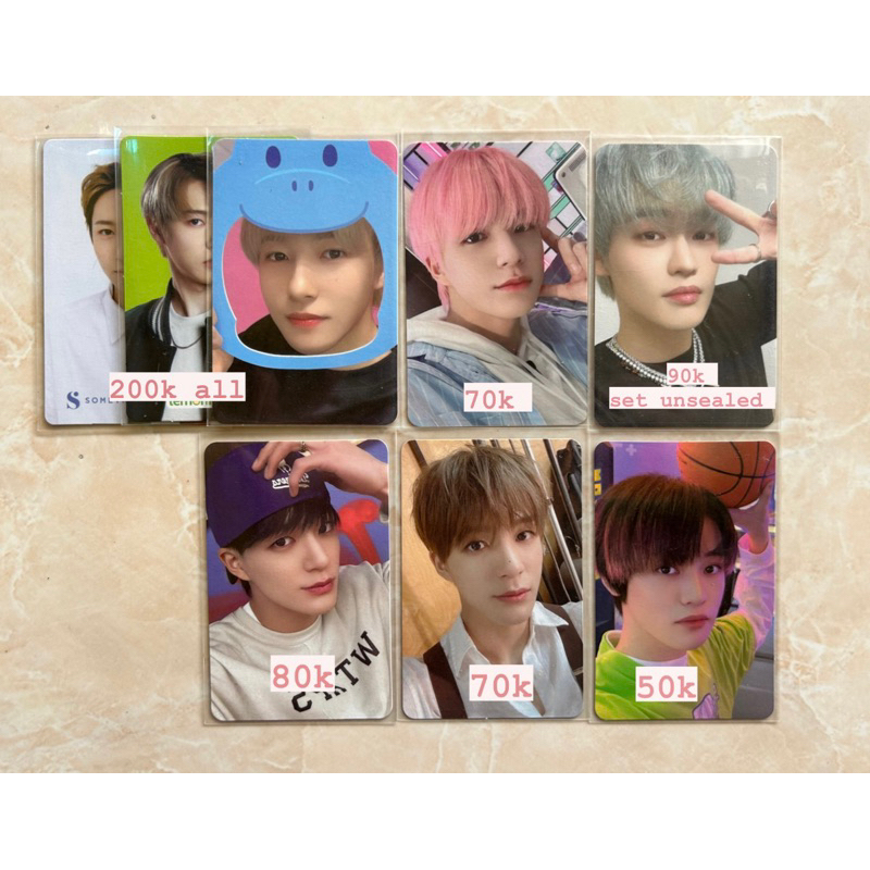 [OFFICIAL] PHOTOCARD NCT DREAM JENO RENJUN CHENLE PINKFONG SMTOWN POSTCARD BEATBOX DREAM A DREAM BAS