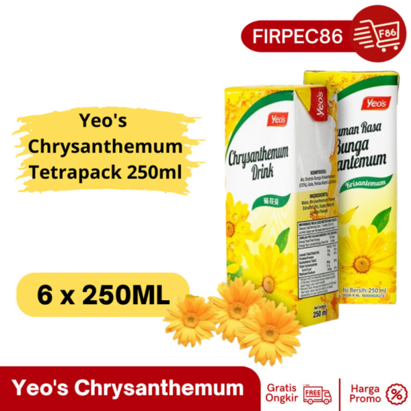 

Dijual F86 Yeo's Krisantemum Tetrapack 250ml - 6 Pcs Murah