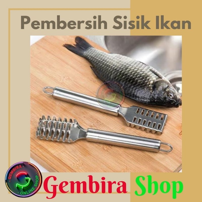 pembersih sisik ikan/pisau sisik ikan/kerokan ikan stainless
