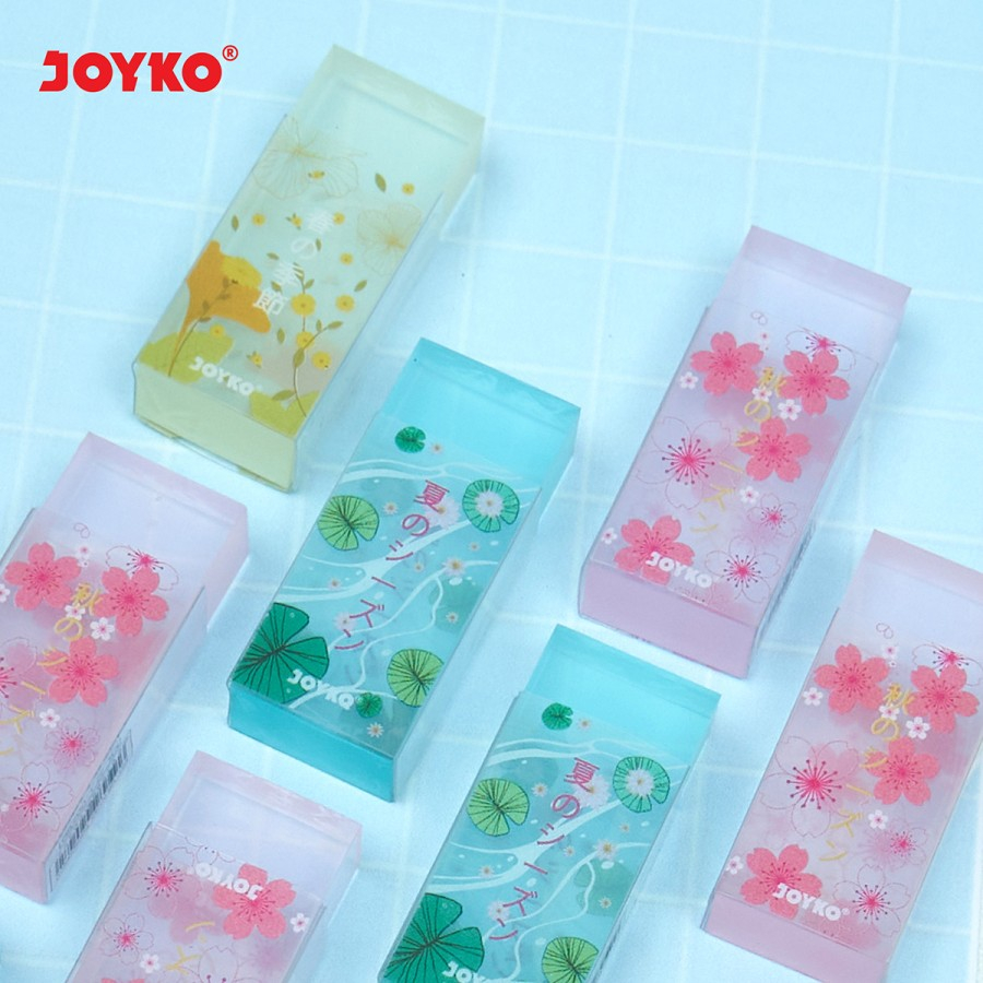 

Penghapus Joyko ERT-128 Sakura Eraser Color Transparent