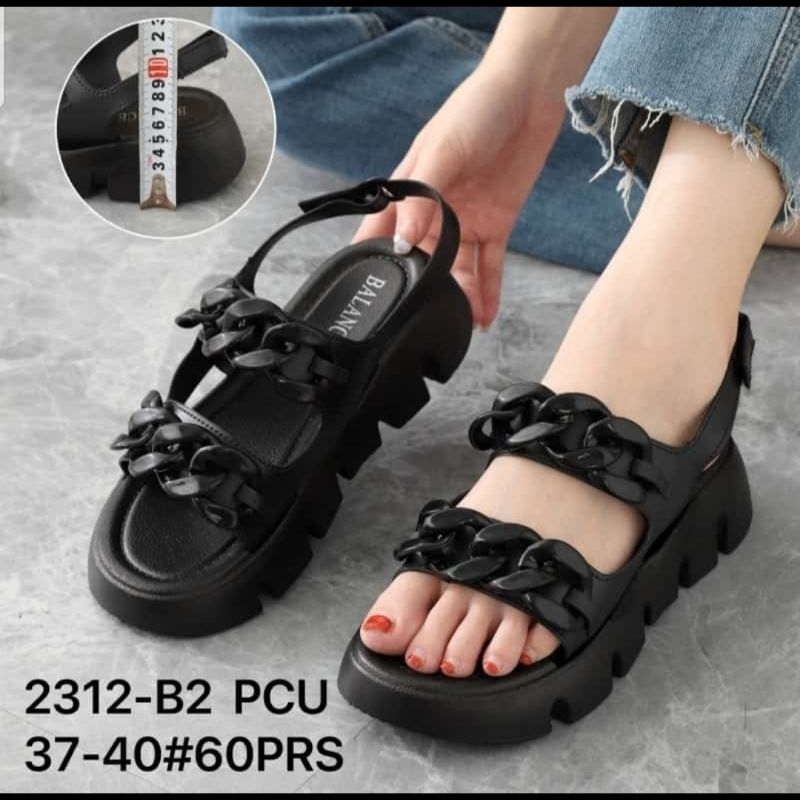 SANDAL SENDAL JELLY WANITA IMPORT TEBAL MODEL SANDAL GUNUNG SANDAL WANITA RANTAI KEKINIAN