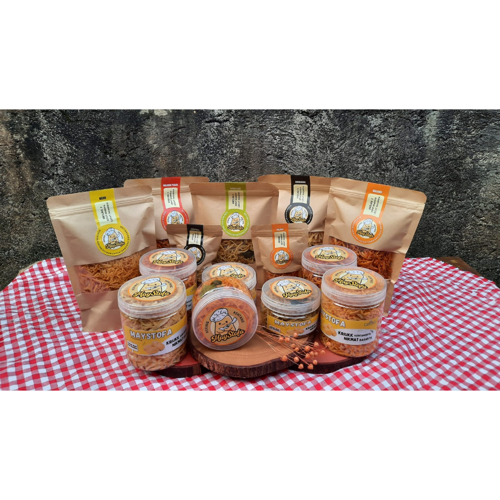 

Kering Kentang Aneka Rasa MAYSTOFA (Toples)