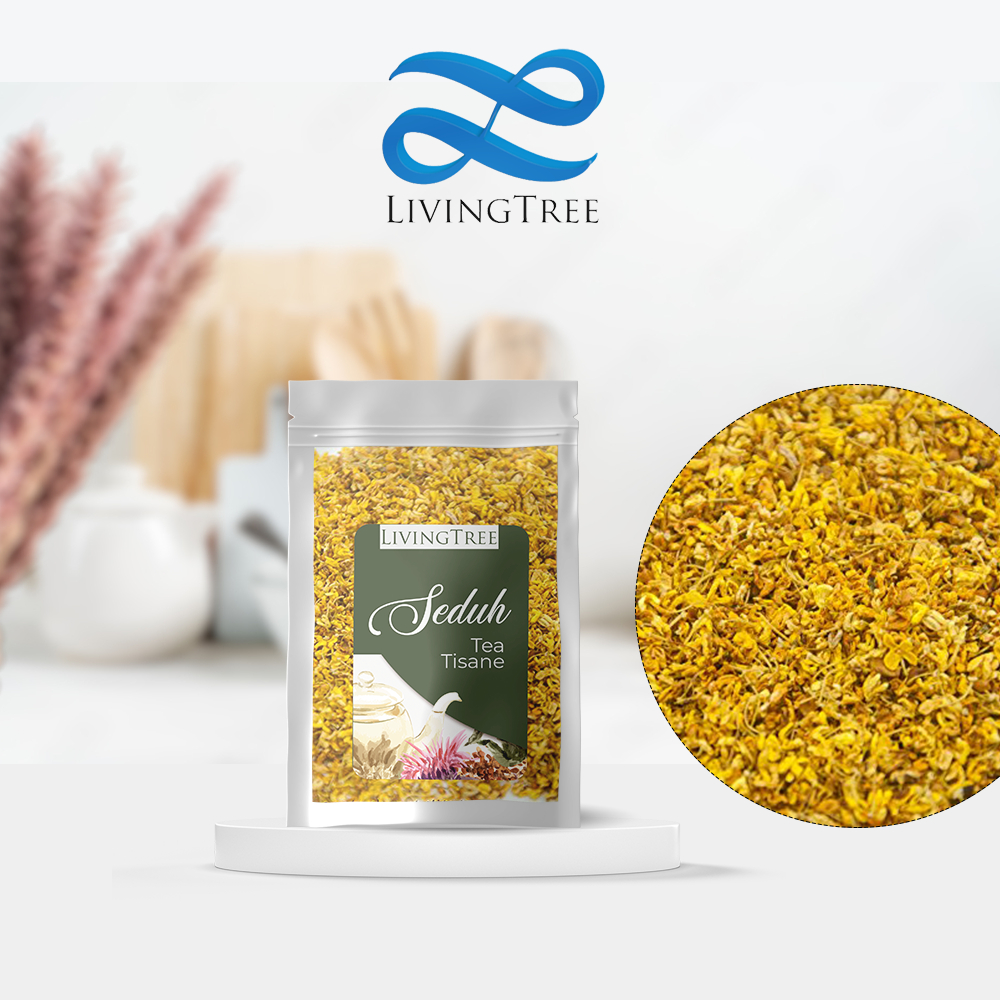 

Osmanthus tea/Bunga osmanthus kering/Osmanthus flower tea 10gr Teh Herbal Alami