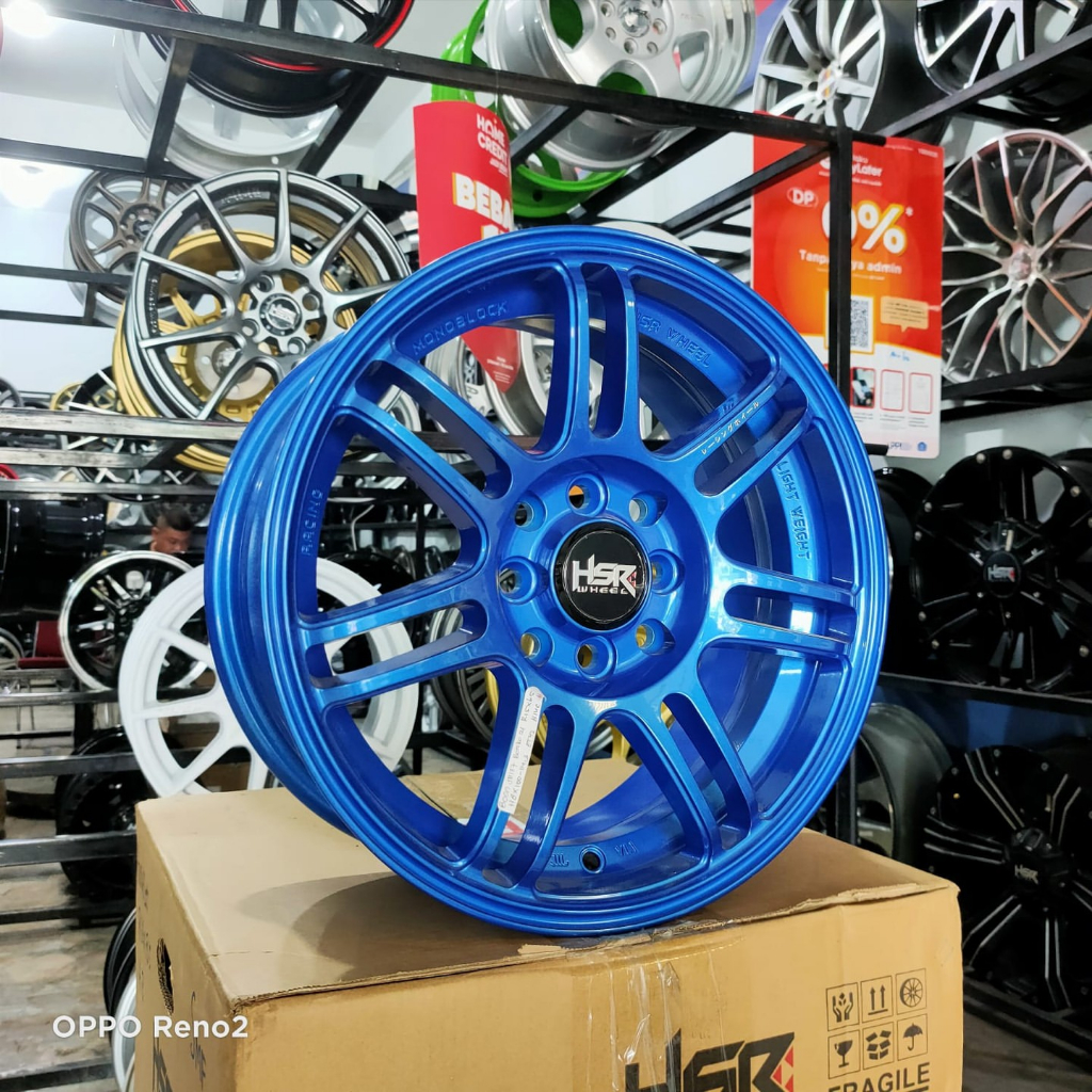 Velg Racing BOON  HSR Ring 15 Lebar 6,5 velg cocok Untuk Avanza Xenia Livina