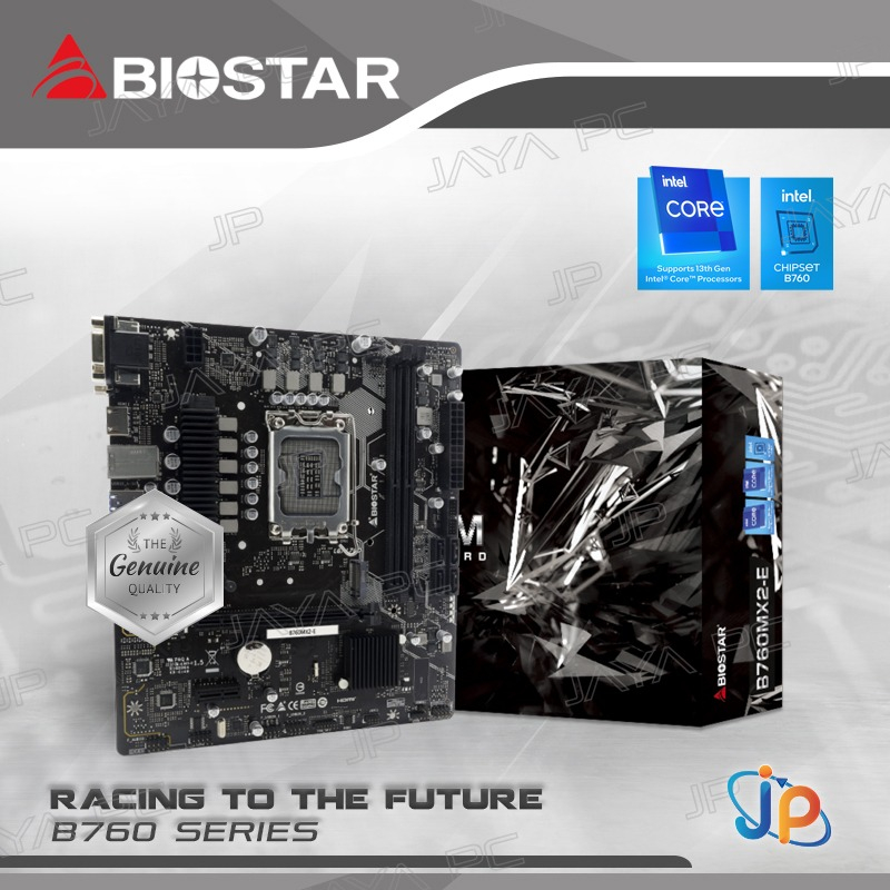 Motherboard BIOSTAR B760MX2-E (LGA1700, B760, DDR5, USB3.2, SATA3)