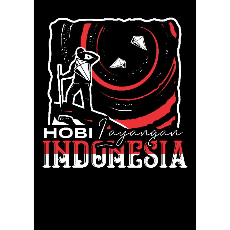 Kaos Hobi Layangan Indonesia