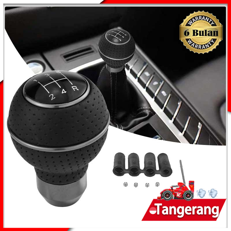 Knob Persneling Knob Pemindah Gear Shift Tuas Mobil Manual Model Bulat 5 Speed Universal