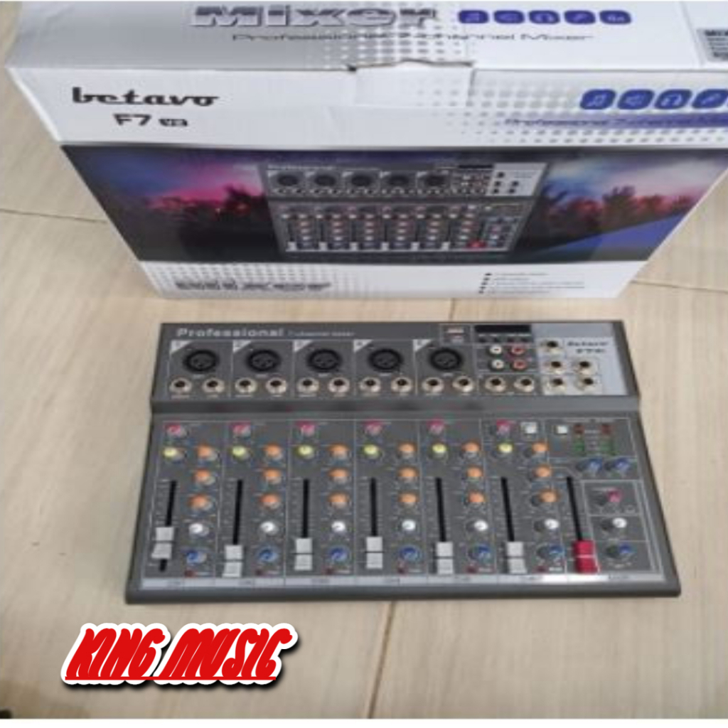 Mixer Audio Betavo F7 7Channel USB .