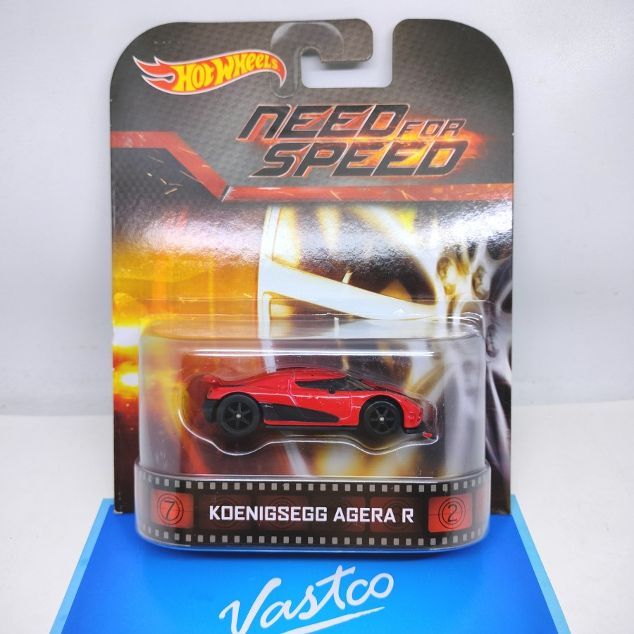 Hot Wheels Need For Speed Koenigsegg Agera R Hotwheels Retro Ban Karet AA
