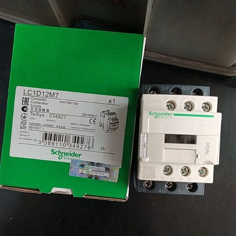 Contactor LC1D 12M7 Schneider 25A