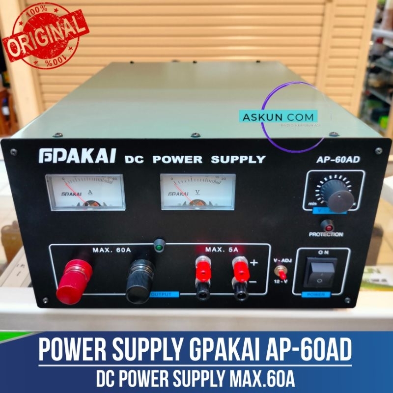 Power Supply GPAKAI GP-60A DC 60A GP60A Dakai  New