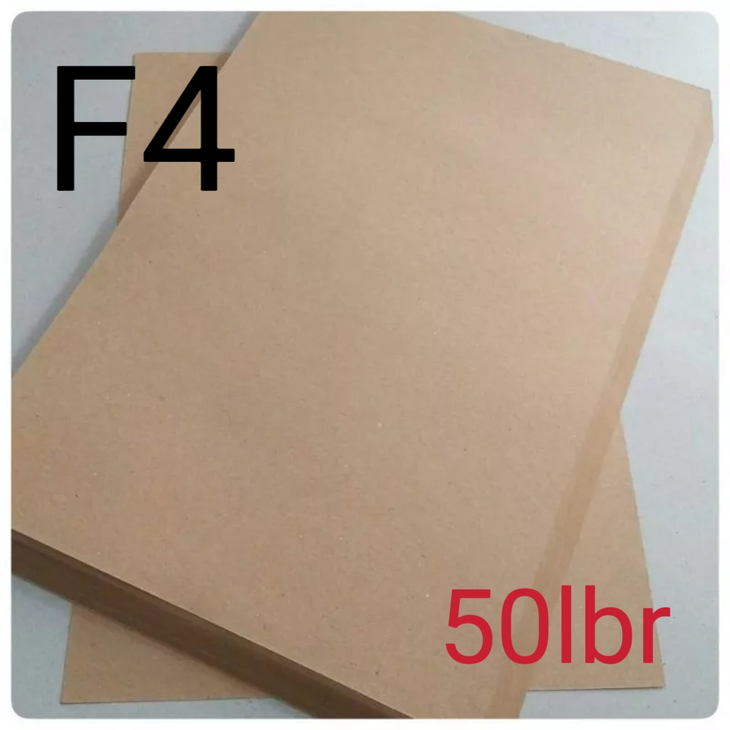 

Kraft 275 gsm F4 isi 50 lembar / Kertas Samson Kraft Liner Tebal 275 gram Coklat