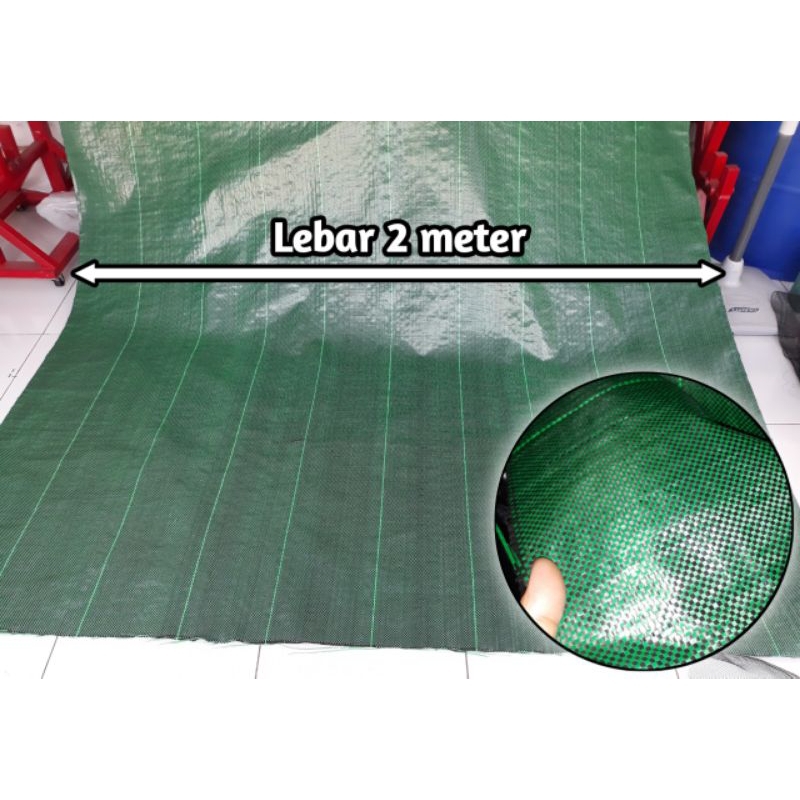 Thebettles Weedmat Lebar 2 Meter/Terpal Greenhouse