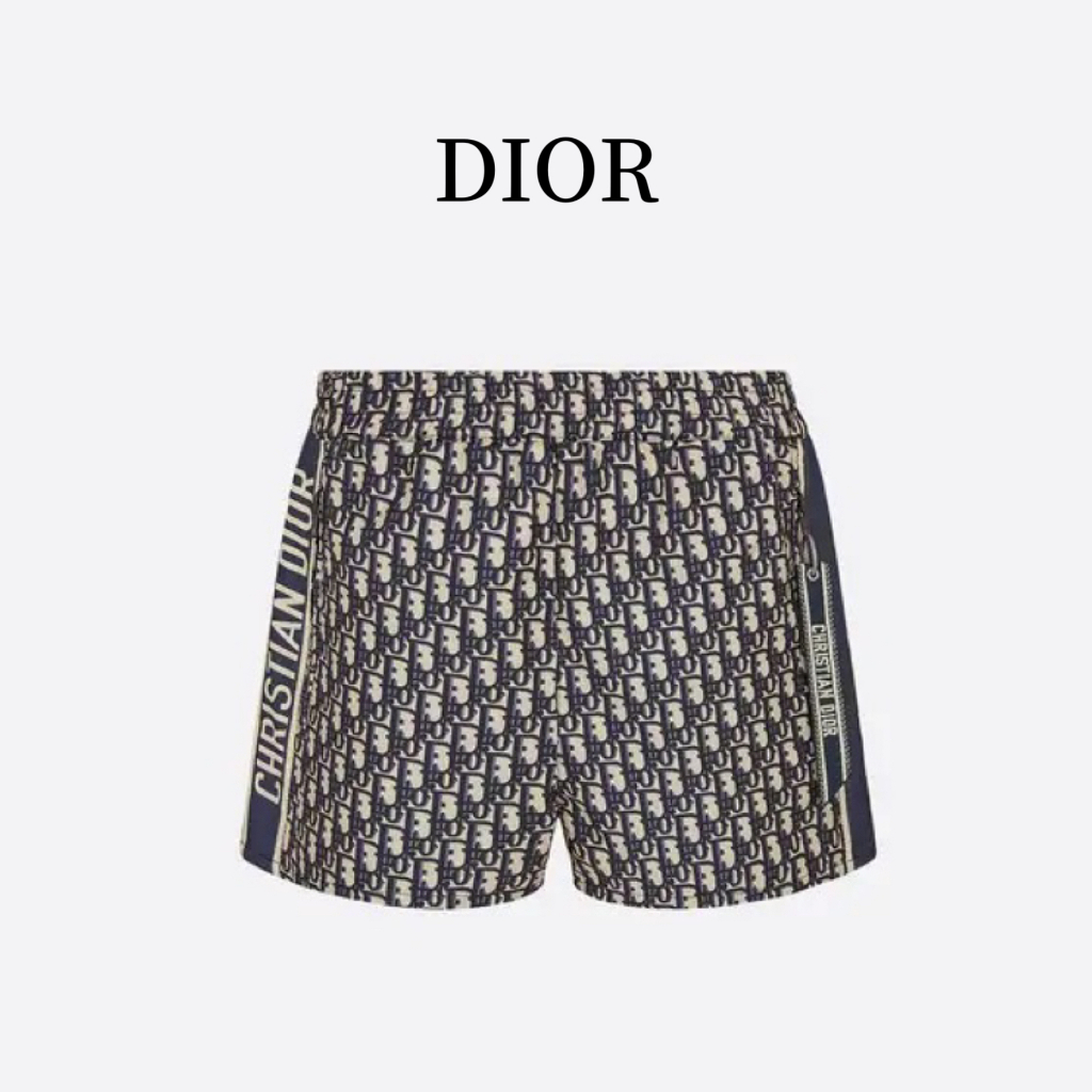 Dior 2023 Summer New Old Flower Full Label Sports Versatile High Waist Casual Pants for Women