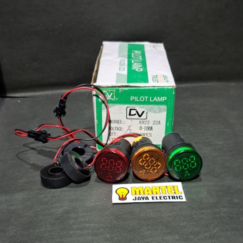 Pilot lamp Ampere DV / Pilot lamp Ampere digital