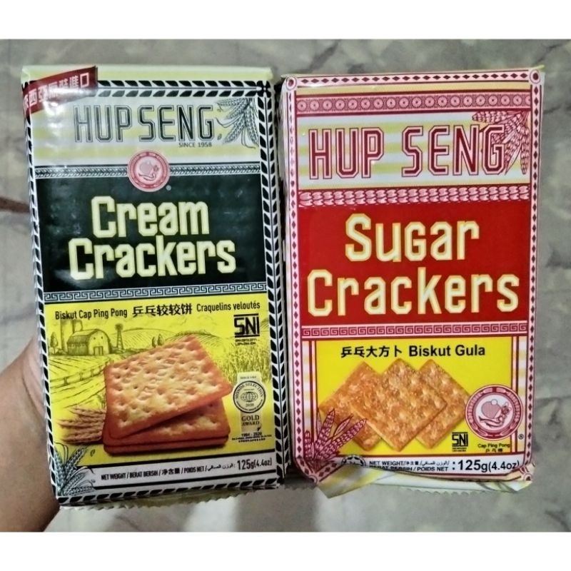 

Hup Seng Cream Crackers / Biskuit Malaysia / Roti Kebeng / Biskut Gula / Biscuit Asin