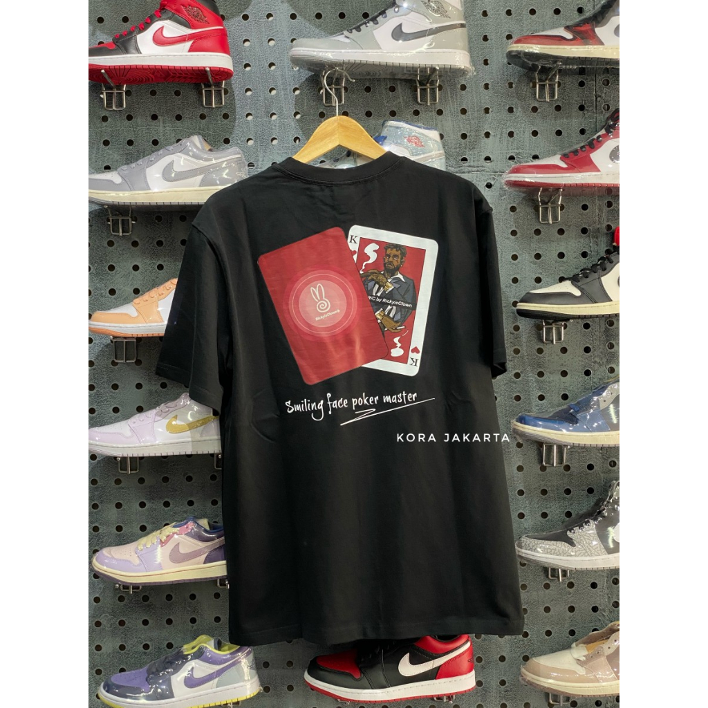 Ricky Is Clown Poker Face King Black Tee