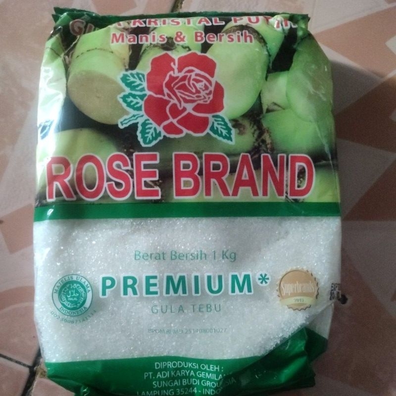 

gula pasir rose brand