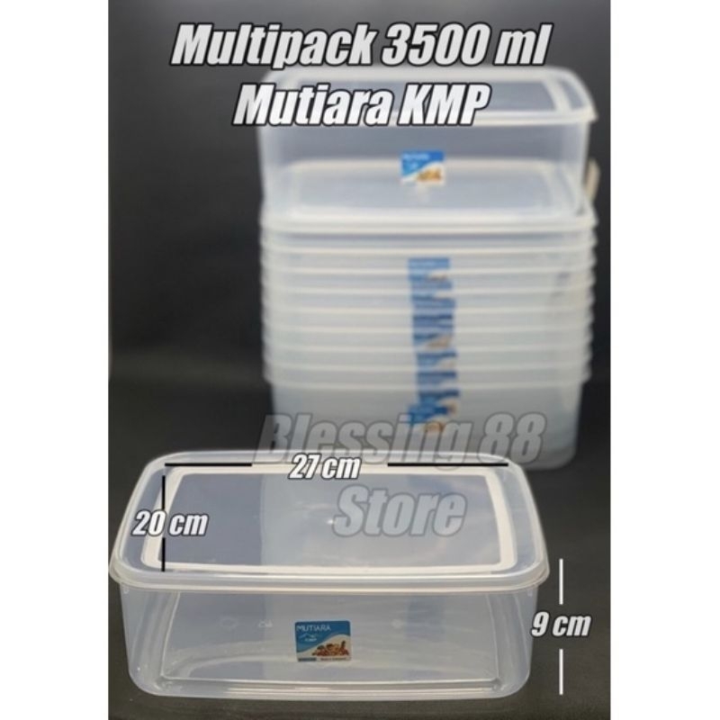 Sealware/Wadah makanan 3500ml/Kotak Donat/Food Box 3500ml/Multipack 3500ml/Kotak Makan Transparan 35