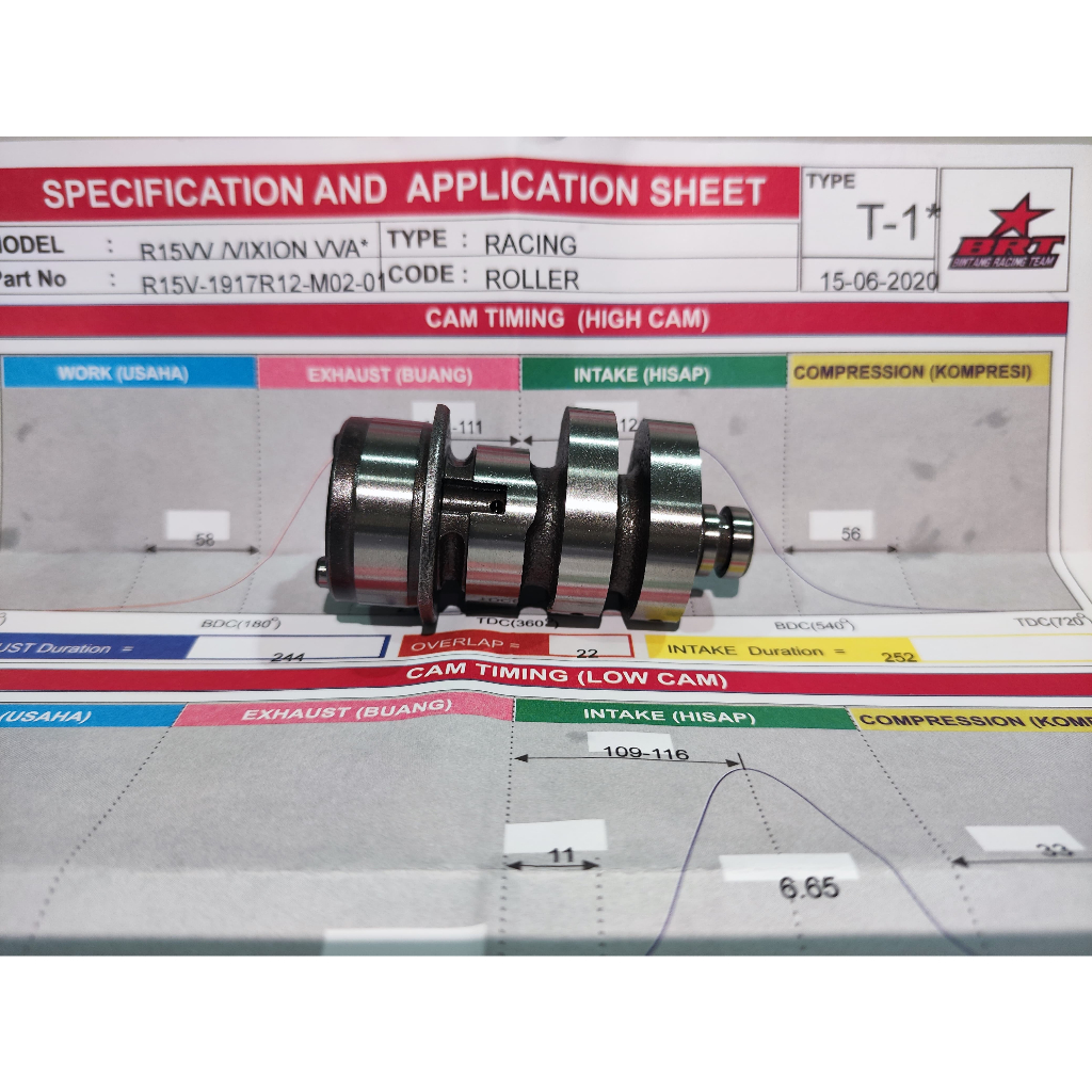 Noken As BRT R15 VVA V3 Vixion R T1