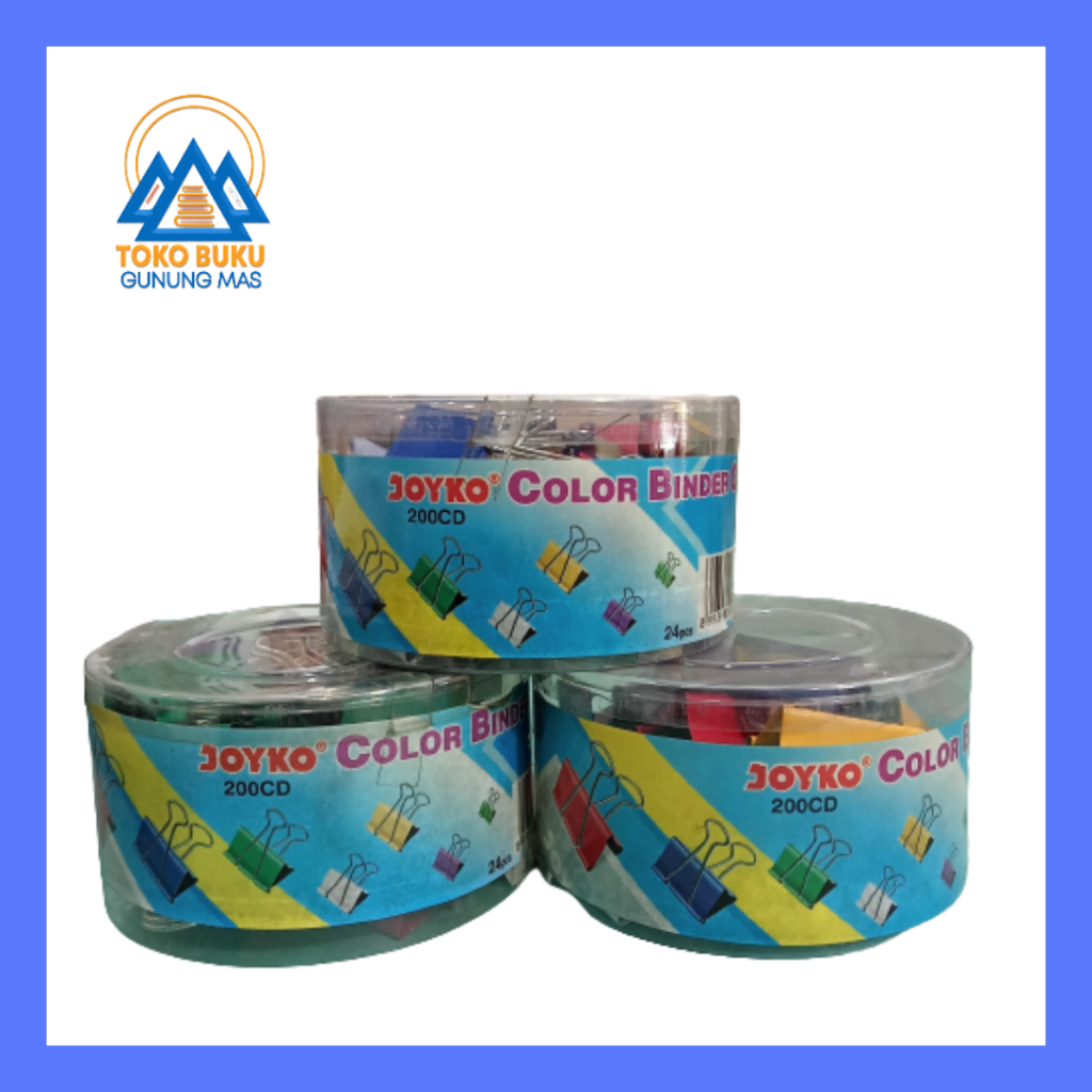 

JOYKO COLOR BINDER CLIP 200CD