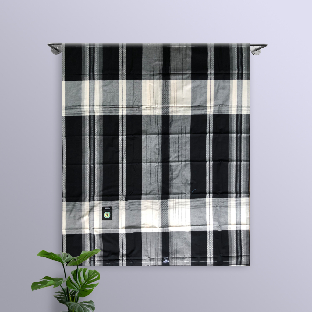 Sarung Gajah Duduk Black & White