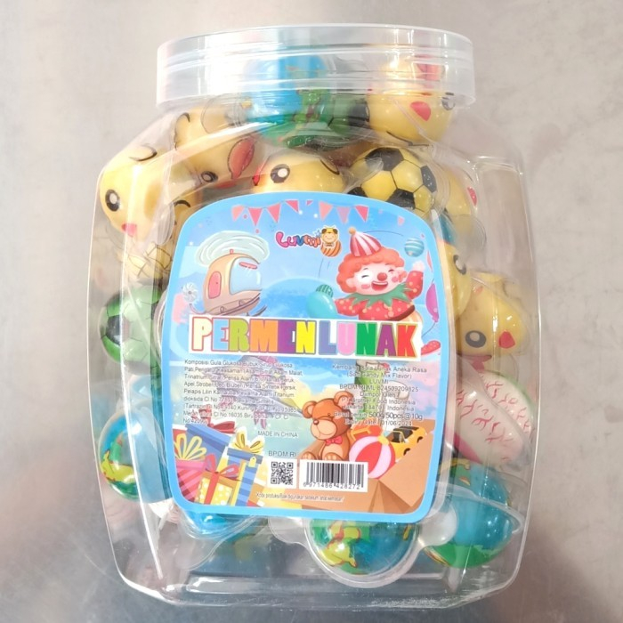 

Permen Lunak Luvmi Toples Isi 50
