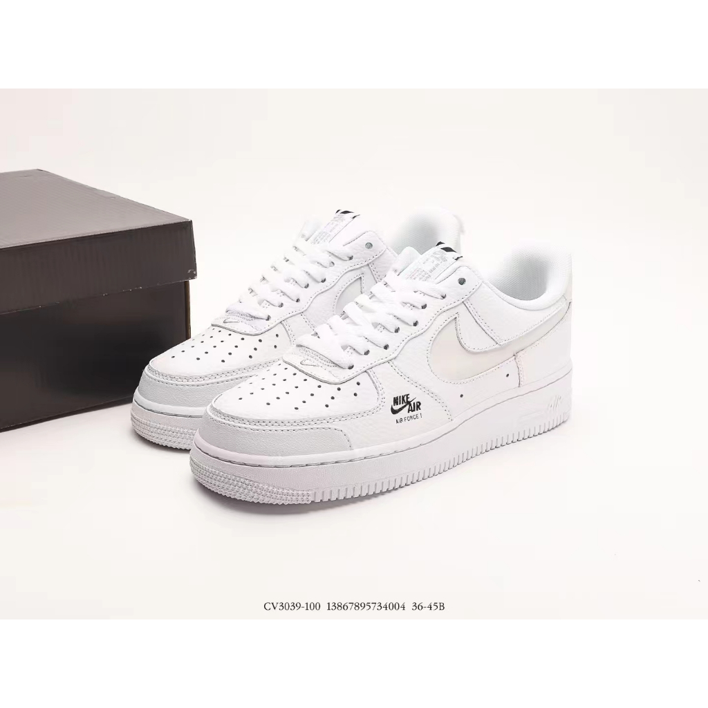 Louis Vuitton Air Force One 8 utility reflective white lightweight breathable low top board shoes