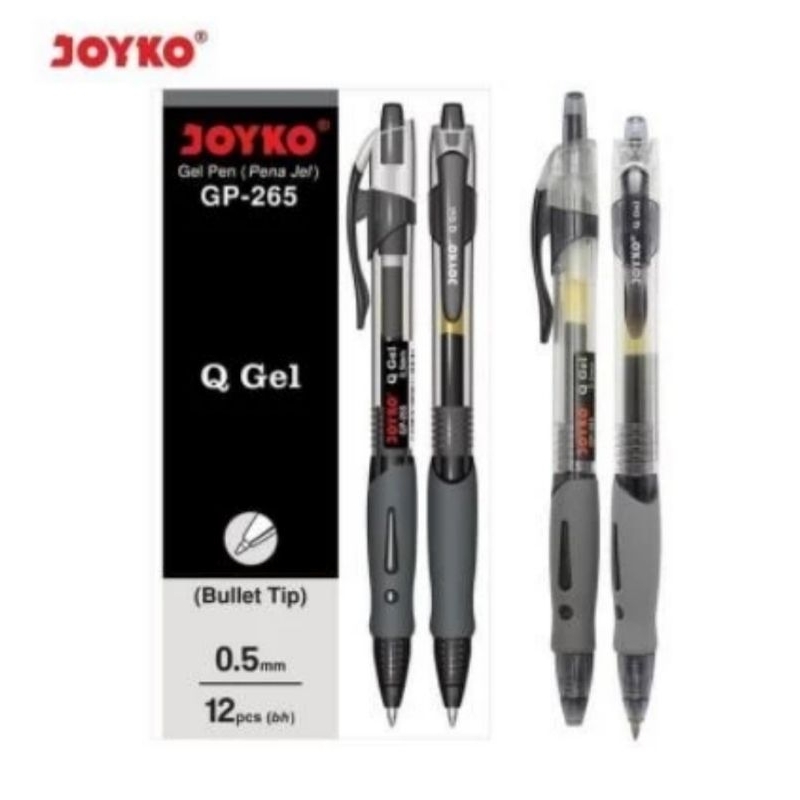 

pulpen cetek joyko Q gel GP-265 / pak (12pcs)